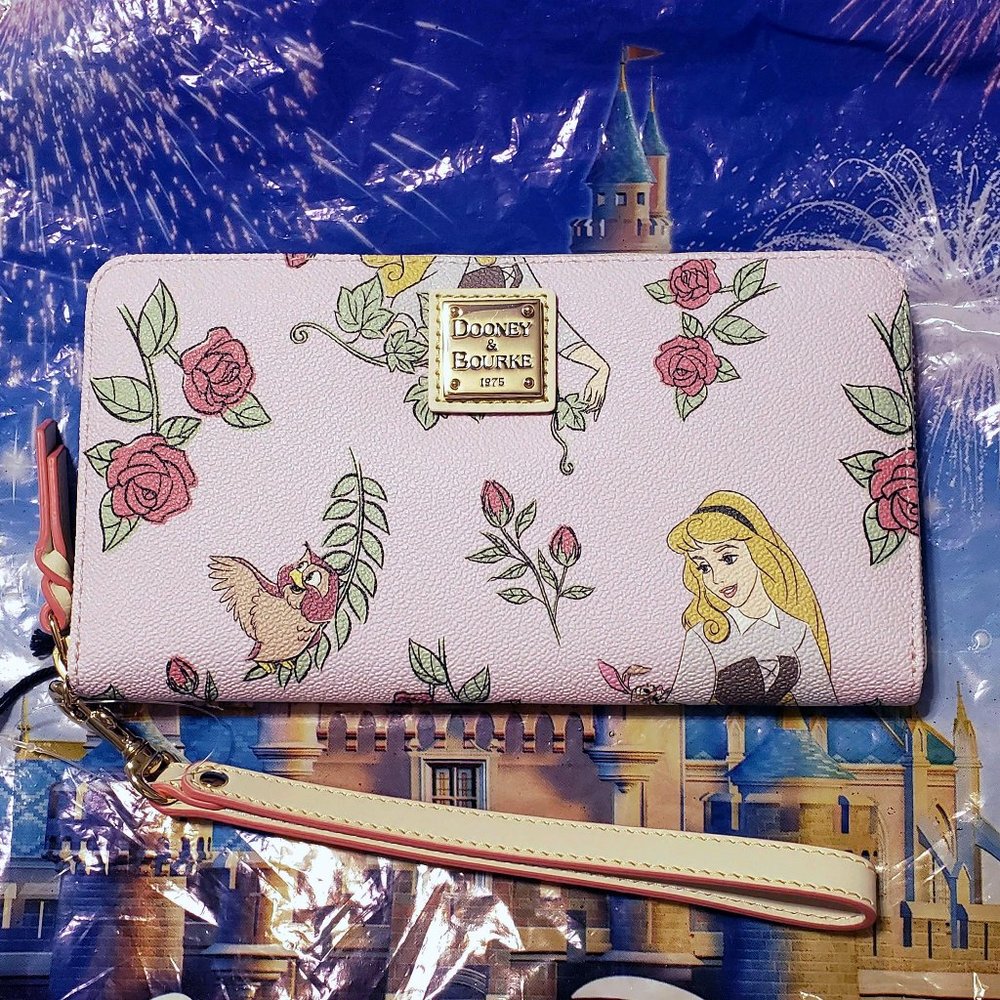 Disney Aurora Dooney & Bourke Sleeping Beauty Wristlet Wallet